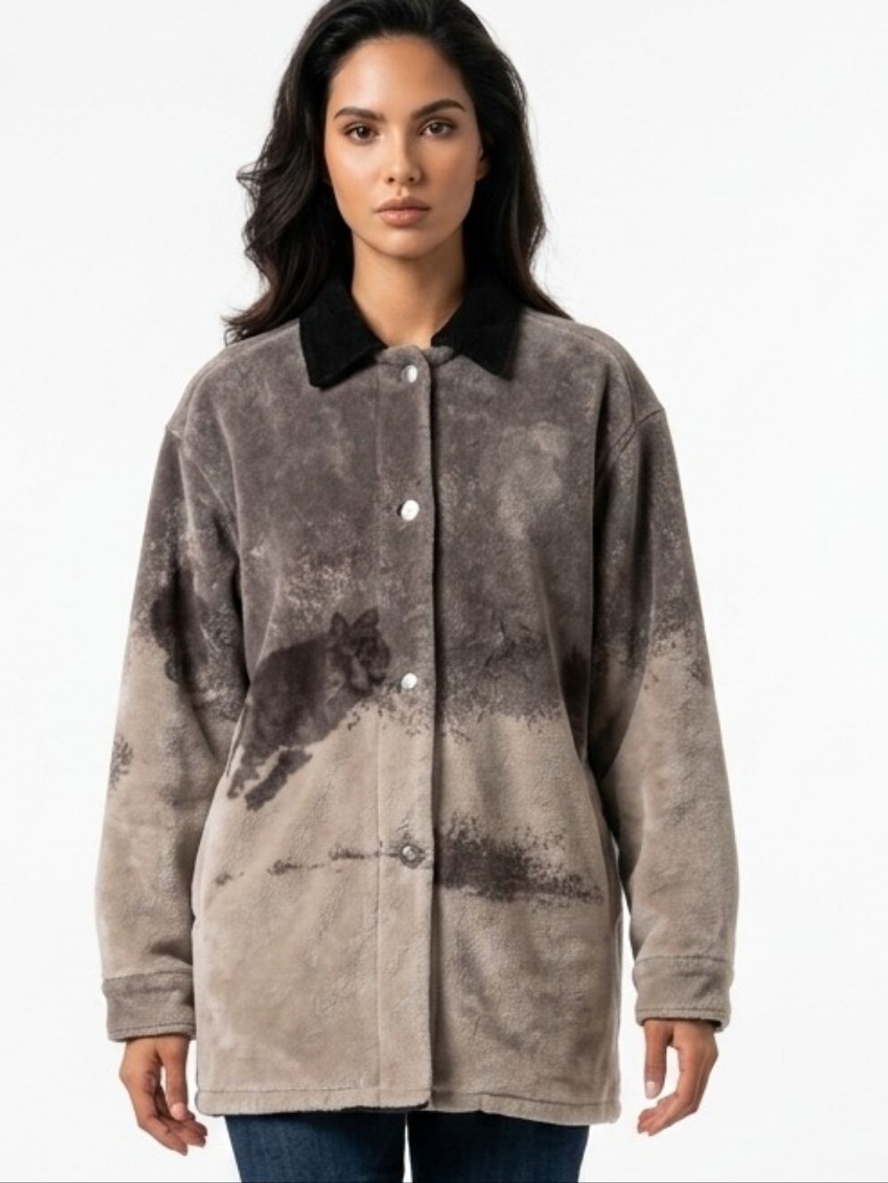 Vintage Denali Reversible Fleece Coat